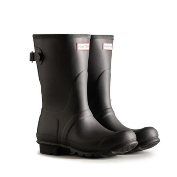 Hunter Shoes - Hunter Original Women's Rubber Back Adjustable Short Rain Boots Size 6